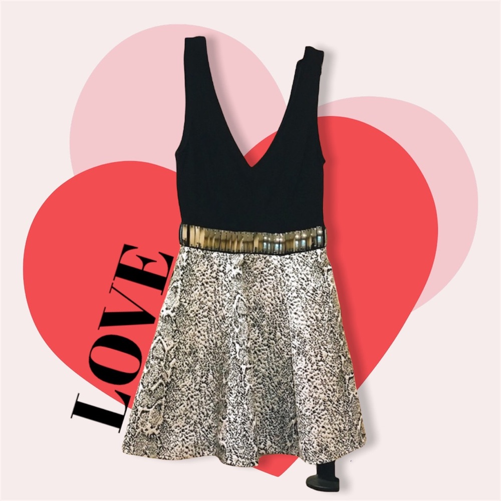 Hunt No More Australia Brand Cocktail Deep V Dress